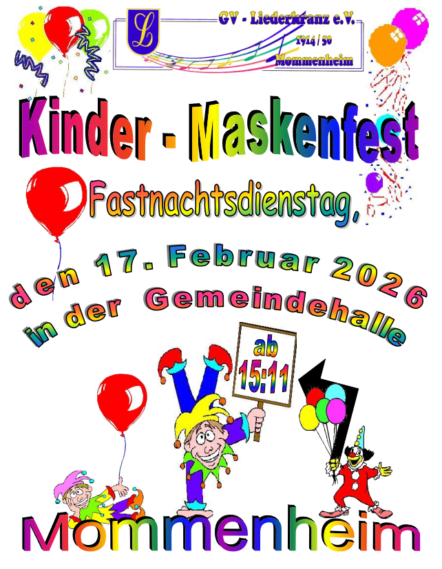 Kindermaskenfest